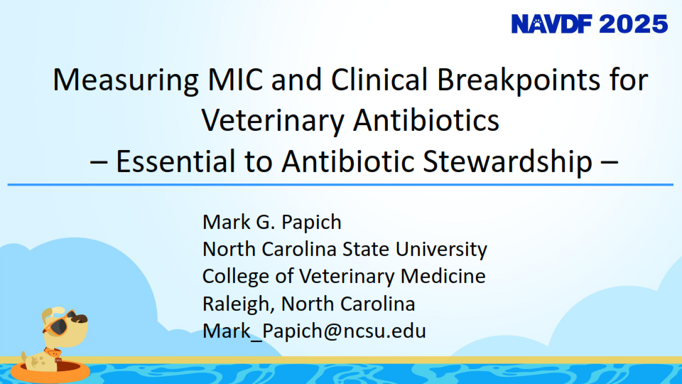 Read more about the article Measuring MIC and Clinical Breakpoints for Veterinary Antibiotics – Essential to Antibiotic Stewardship